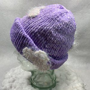 Plasma Beamz Chenille Knit & Crochet Cloud Beanie